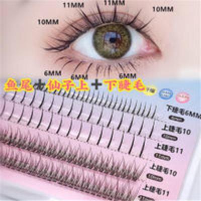假睫毛女单簇a型仙子毛嫁接假睫毛仙女鱼尾下睫毛混合装仙女朵毛 假睫毛女单簇a型仙子毛嫁接假睫毛仙女鱼尾下睫毛混合装仙女朵