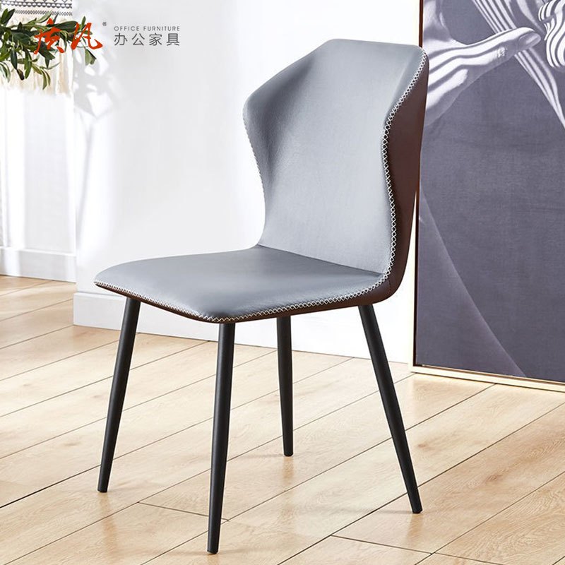 苏宁 质凡 办公家具简约接待会客蝴蝶靠背椅 颜色备注高清大图