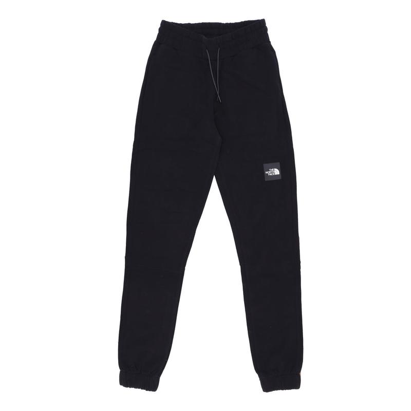 北面(The North Face)女式抓绒运动裤弹性腰头侧袋加宽裤脚休闲户外裤 S Black