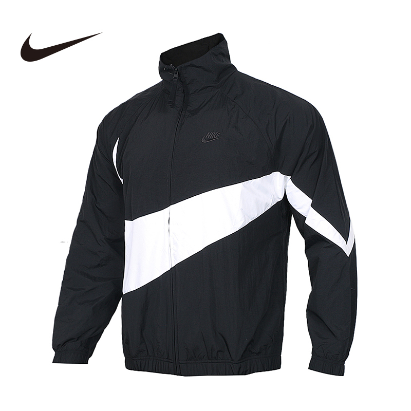 耐克外套男装2021春季新款大logo大钩休闲运动服夹克AR3133-010