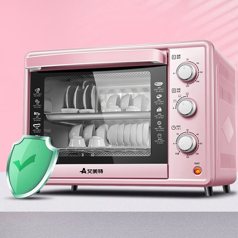 艾美特(AIRMATE)EOE3001-A01 电烤箱 12L小巧容量 旋钮操作高清大图