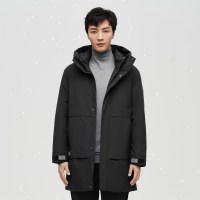 波司登男款羽绒服2021新款时尚休闲宽松连帽立领冬季防风保暖外套
