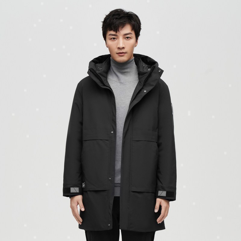 波司登男款羽绒服2021新款时尚休闲宽松连帽立领冬季防风保暖外套