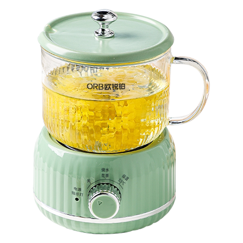 欧锐铂 ORB-1861 美好时光-养生壶套装 600mL 360W 奶油白高清大图