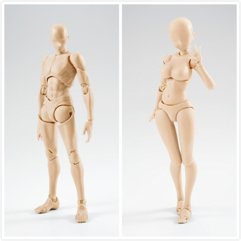 半个许仙小孩男女素体关节可动q版人体模型绘画人偶人偶美术绘画写生