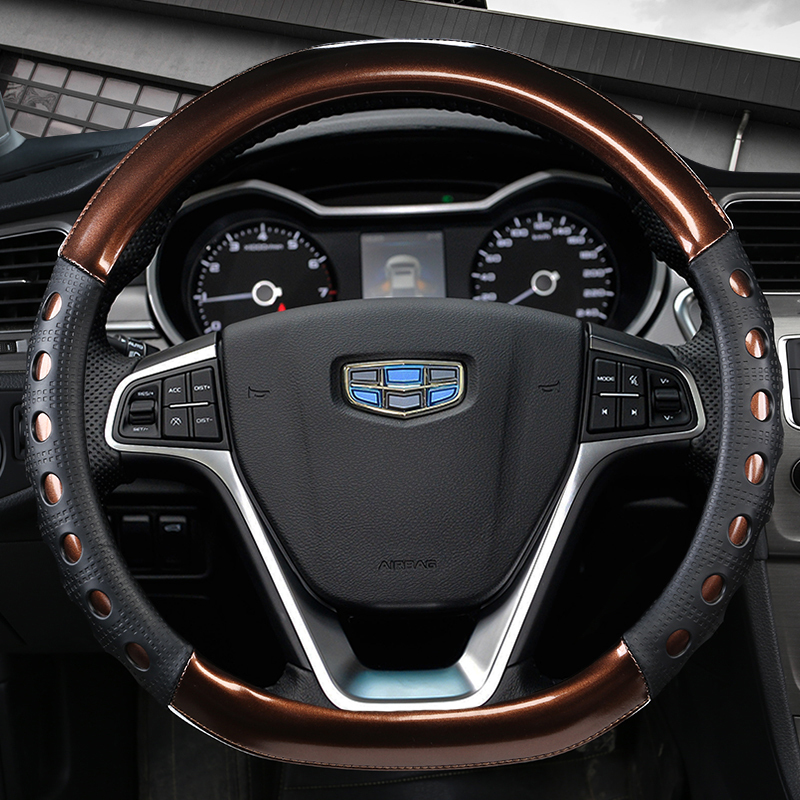 汽车把套适用于吉利x6帝豪ec715美日熊猫ec718方向盘套四季通用型
