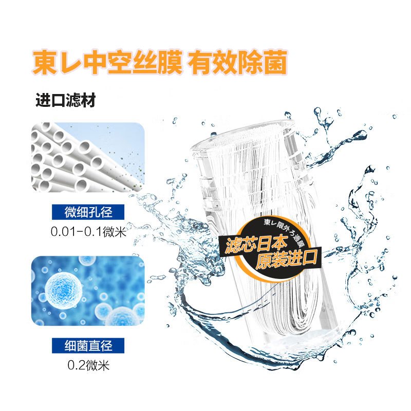 [设计师推荐]3M 水龙头过滤器 家用厨房水龙头净水器净水机CUW2569精小米白色净水器