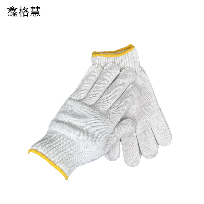 鑫格慧 线手套加厚耐磨棉纱防滑棉线手套12双/打 600g/双 打