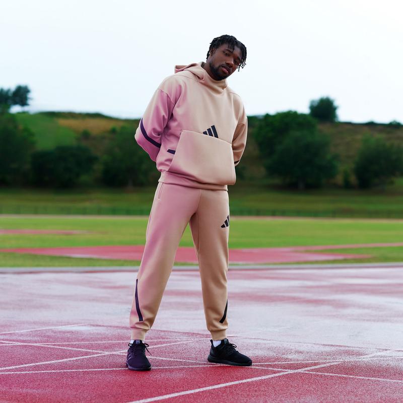 阿迪达斯(adidas)adidas运动长裤男款保暖拼接宽松训练比赛双层防高清大图