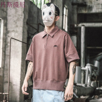 东京衣柜夏季新款男士翻领短袖T恤宽松青年polo衫半袖体恤潮上衣
