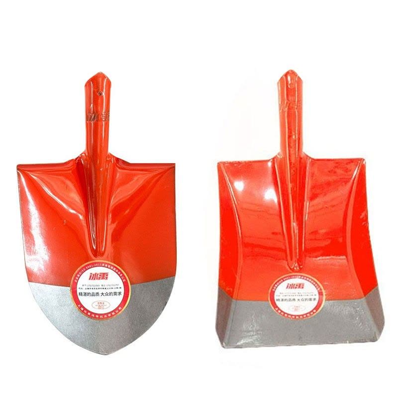 冰禹 铁锹 BY-001 锰钢 大号 尖锹 含柄+3双手套 1件图片