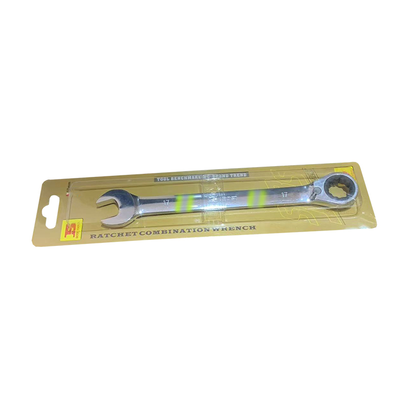 波斯(BOSI) 荧光系列精品双向棘轮两用扳手 17mm 把高清大图