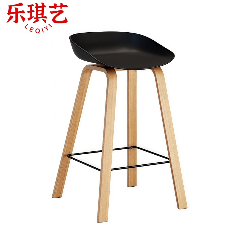 乐琪艺 高脚凳 48*48*75cm D款 把高清大图
