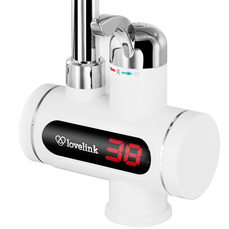 热恋(LoveLink)电热水龙头 冷热智能数显小厨宝 速热即热式电热水器 FDL-H3X3大弯(下进水)