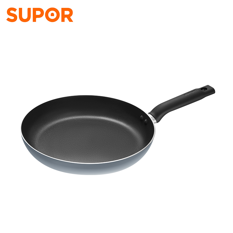 苏泊尔(SUPOR)缤彩易洁不粘平底锅煎锅不粘锅家用电磁炉通用炒菜锅煎蛋煎牛排锅 26cm EJ26HAN01 送小木铲