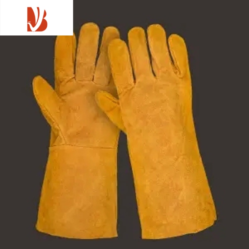 三维工匠电焊手套无缝耐磨防烫焊工专用加厚纯劳保防护柔软二保