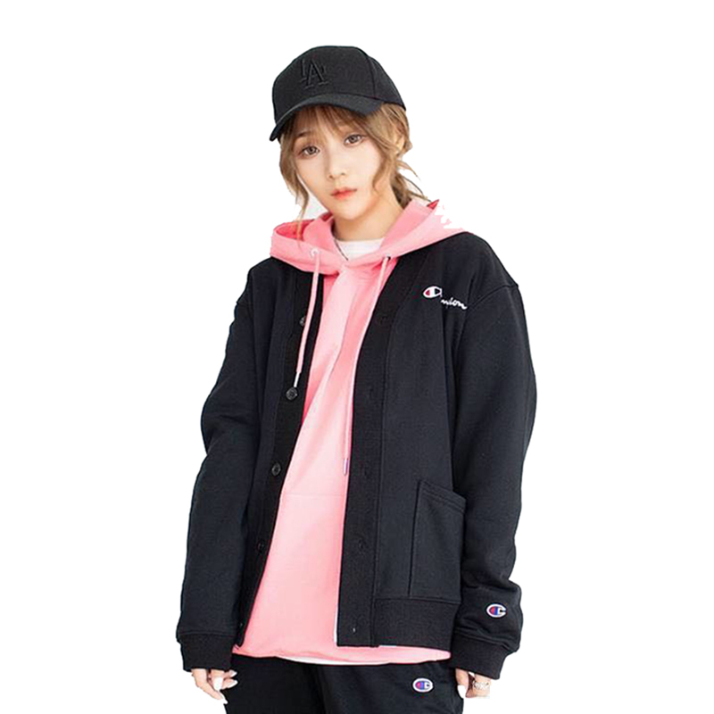 champion冠军卫衣男女情侣宽松运动休闲开衫棒球外套潮牌秋冬运动卫衣