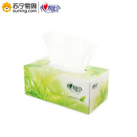 心相印(Mind Act Upon Mind) 茶语系列硬盒纸抽 H200 200抽/盒 3盒/包 12包/箱 一箱装