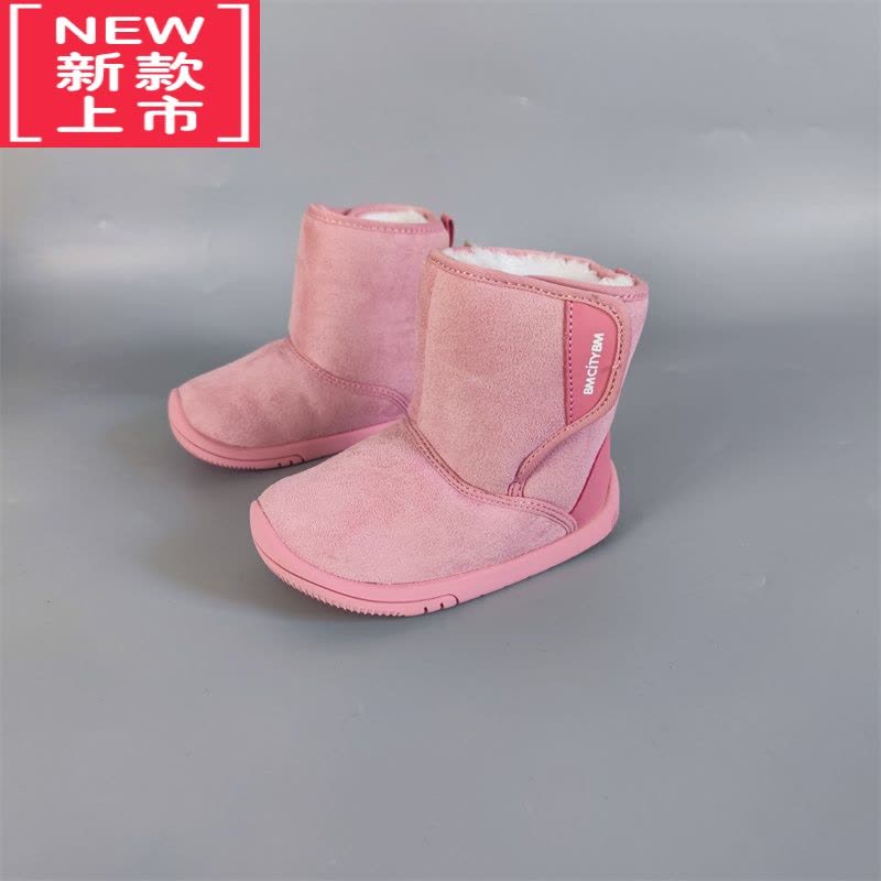 可莉允[紫艺店]童鞋男女童冬季加绒大棉鞋 儿童雪地靴防滑软底图片