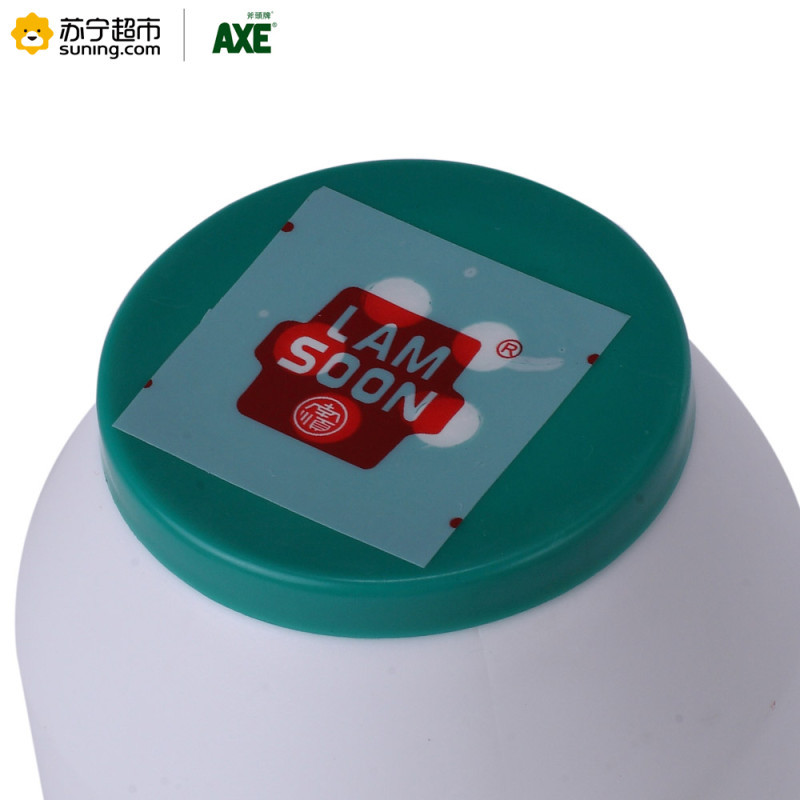 斧头牌(AXE) 去污粉 500g 清新柠檬味 茶垢油渍不锈钢锅具瓷具清洁剂瓶装 厨房卫生间浴室清洁