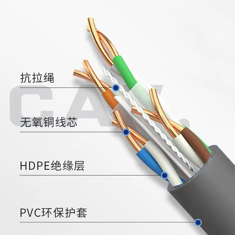淘行者 TXZ-69GS 六类非屏蔽成箱网线(305米/箱)灰色高清大图