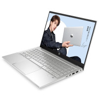 惠普(HP)星14 14-dv0010TX 14英寸轻薄本笔记本电脑( i7-1165G7 8G 512G固态 MX450 2G独显 W10 72%NTSC 指纹识别)月光银 定制