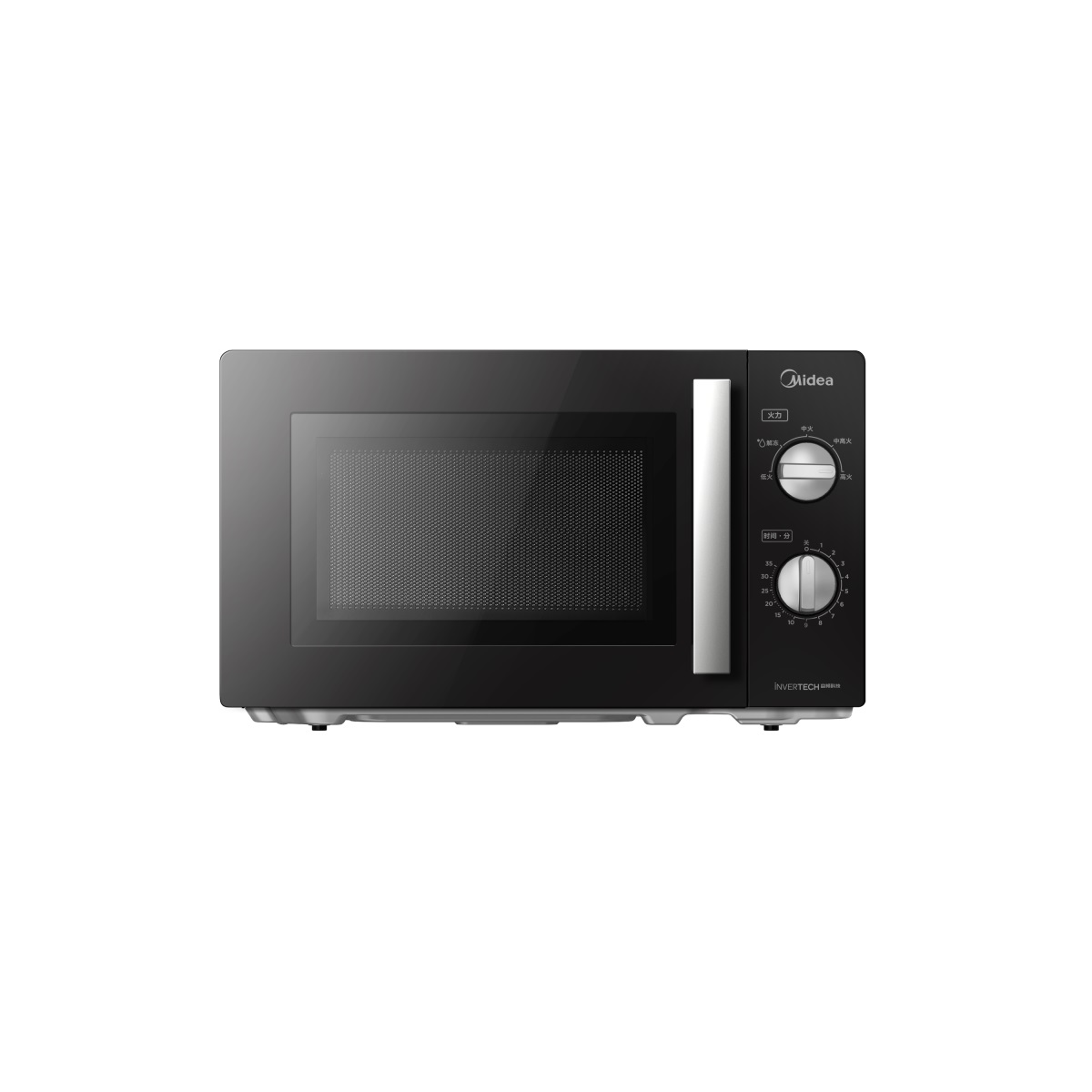 美的(Midea)变频微波炉双旋便捷操作五档火力速热360°转盘加热20L精巧容量微碳系列 PM20A1
