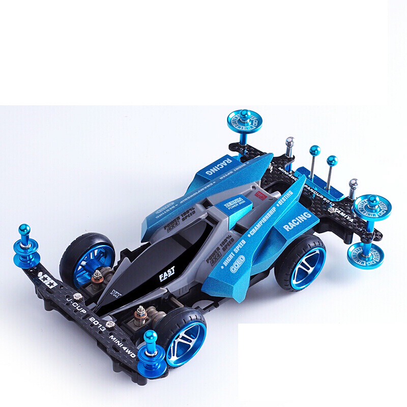 四驱车跑道拼装田宫改装迷你赛车mas2底避震四驱小子冲刺流星巨无霸