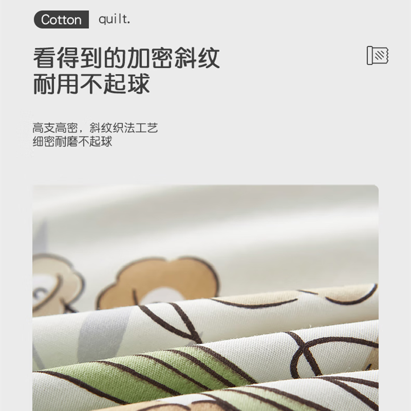 罗蒙( ROMON)LOMON-40支全棉套件-铃兰花语 A.QM010010-42 莱赛尔高清大图