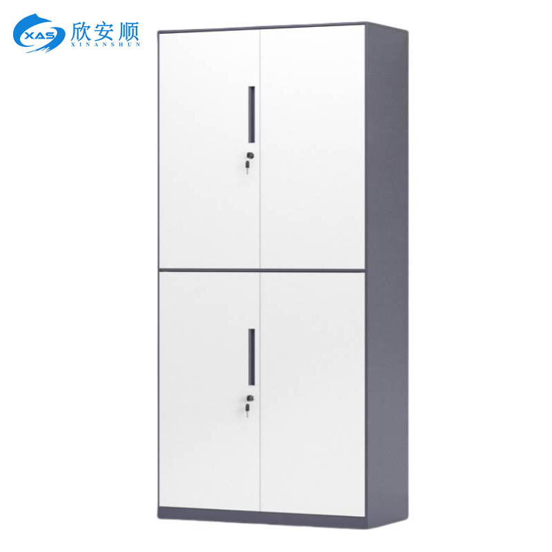 欣安顺 钢制通双节文件柜(颜色可选) 1850*900*400mm 台高清大图