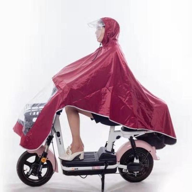 雨披电动车雨衣电瓶车雨衣摩托车雨衣加大加厚防暴雨单人双人男女4x