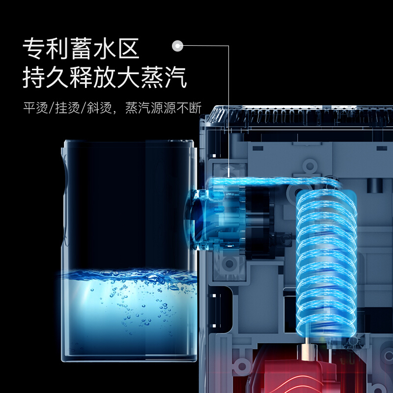 德尔玛(DEERMA) 手持挂烫机HS011 100ML家用蒸汽电熨斗 高温蒸汽杀菌便携式挂烫机衣服神器挂式熨烫机