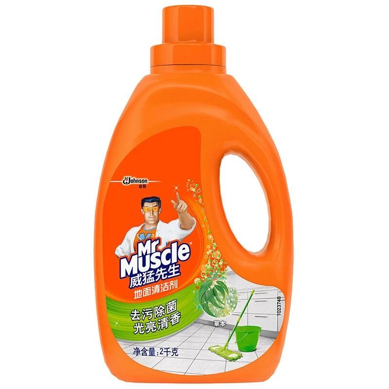 威猛先生地板清洁剂2kg/1kg 家用地板瓷砖木地板清洁剂除菌去污 1kg*1桶