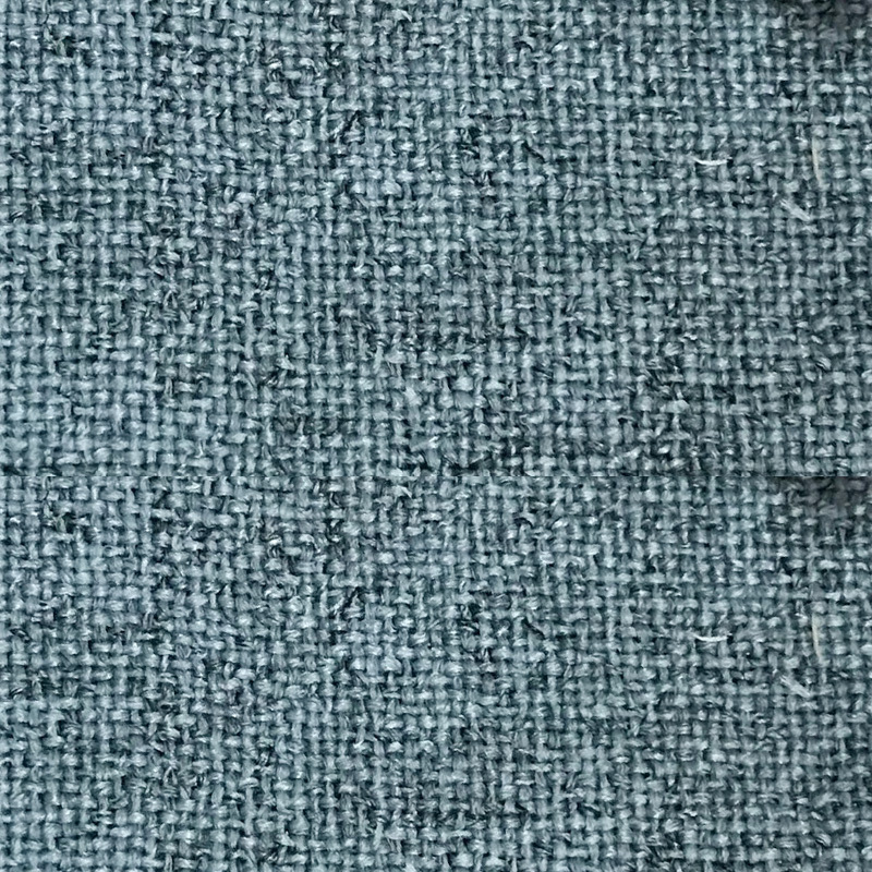 美帮汇INS款19新款镂空星星窗帘成品客厅卧室现代简约遮光北欧窗帘 灰蓝彩麻丽莎星星 3宽*2.7高一片挂钩【可改短】