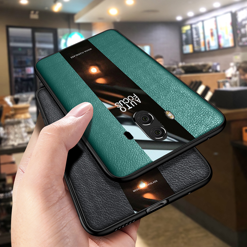 【送钢化膜】高铭宣华为mate10pro手机壳mate10磁吸皮套mate9全包软 Mate10pro【墨绿】*送钢化膜