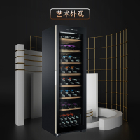 Haier/海尔 171瓶家用恒温恒湿红酒柜小型雪茄冷藏柜WS171