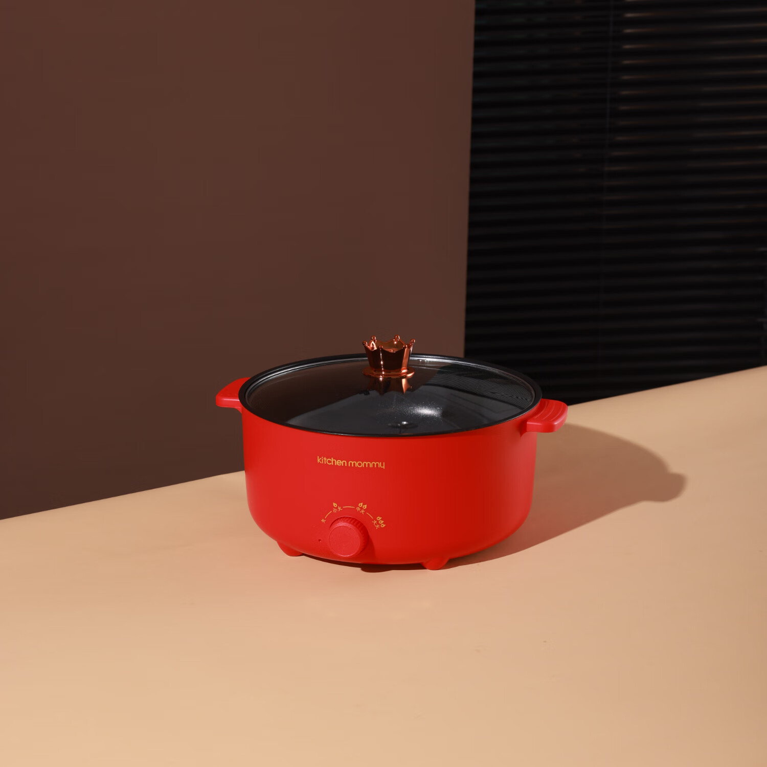 厨创妈咪YW-L28电火锅家用电煮锅家用火锅多功能锅1000w大功率3L高清大图