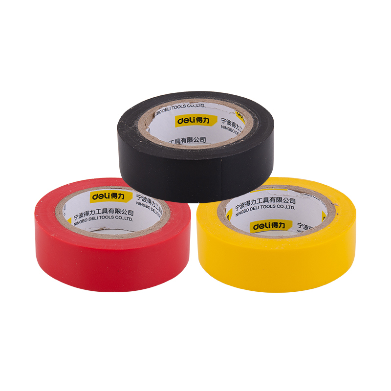 得力工具 DL5264 电气绝缘胶带(混色) 0.13mm*18mm*10m(筒)