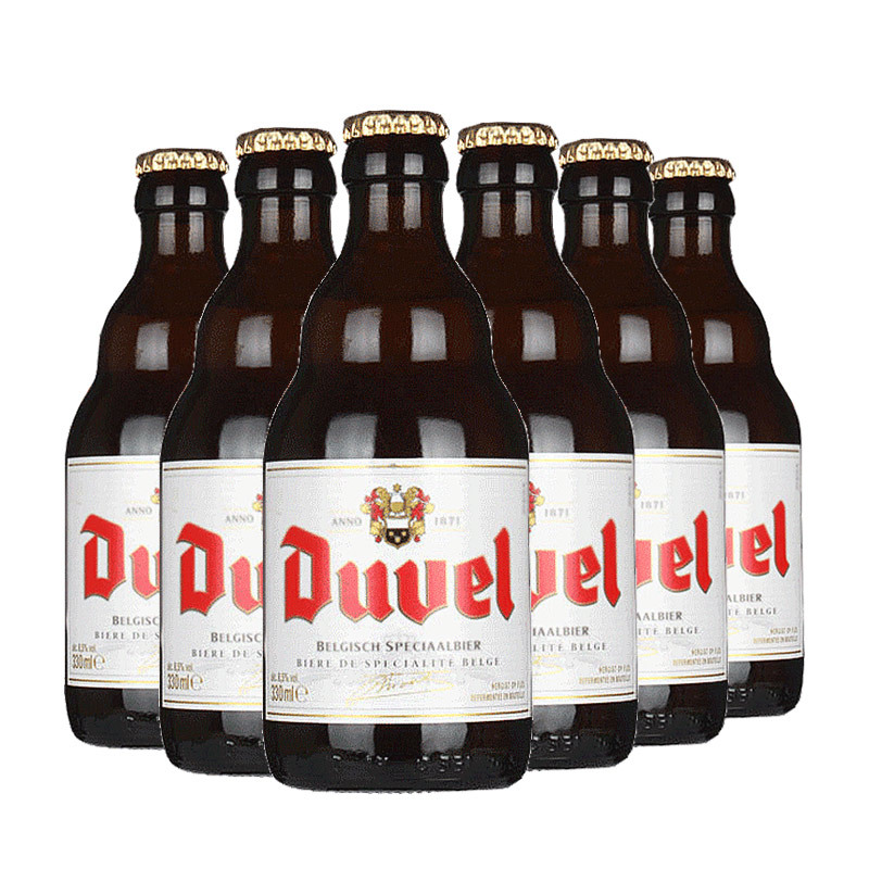 比利时进口精酿督威啤酒烈性黄金艾尔330ml6瓶