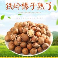东北新鲜榛子小炒熟铁岭野生榛子坚果500g*2 新货2斤 生榛子1斤+炒熟中火1斤