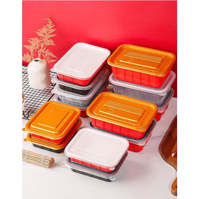 诚智旺 一次性环保餐具 25.6*20*4cm图片