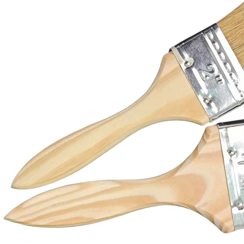 联岚猪鬃毛刷油漆刷工业用胶水刷清洁除尘扁油刷/把高清大图