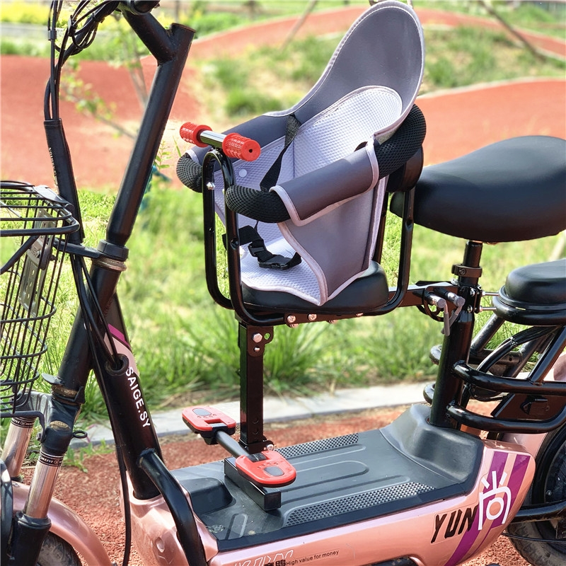 电动车自行车儿童座椅子闪电客前置婴儿宝宝小孩电瓶车脚踏车前安全