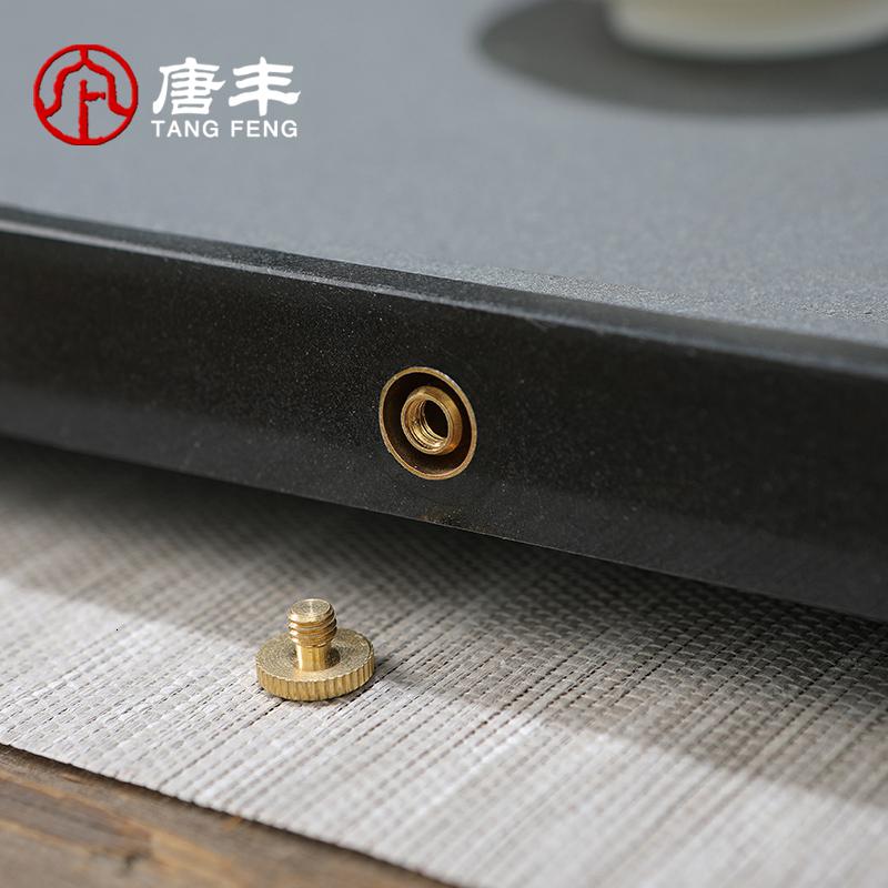 家柏饰(CORATED)整块石头茶台乌金石茶盘家用功夫茶几办公简约大号茶桌19019Z高清大图