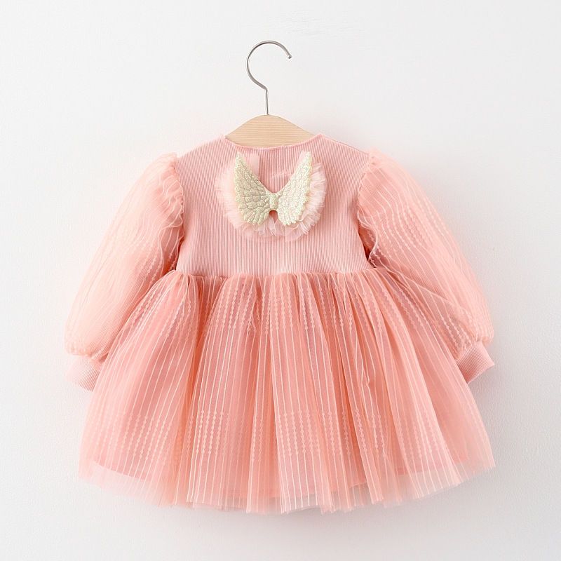 连衣裙韩版1-3岁半儿童裙子0婴儿公主裙洋气主要参数品牌:才欧款式