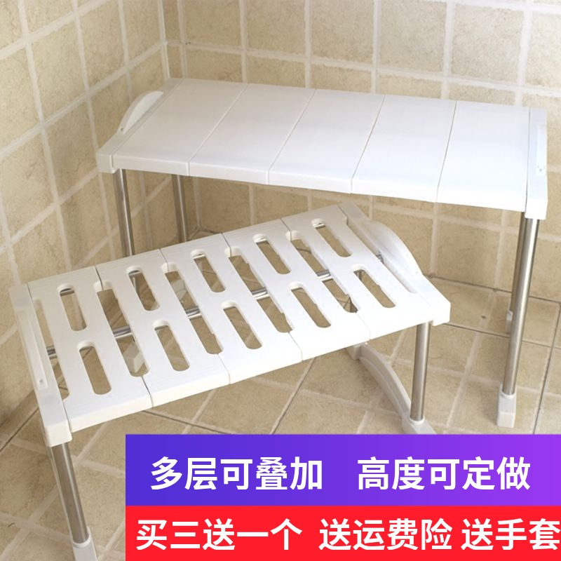 厨房置物架桌面收纳架柜内架子柜子多层单层橱柜分层衣柜隔板隔层收纳层架 三维工匠高清大图
