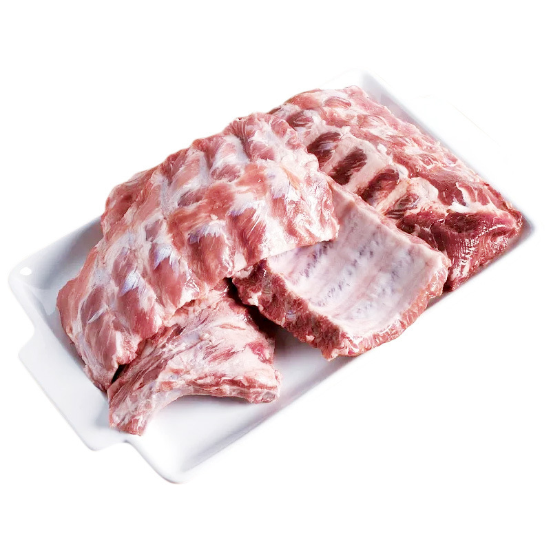 渔鼎鲜西班牙原切伊比利亚黑猪肉猪肋排1250g新鲜猪排骨韩国烧烤食材