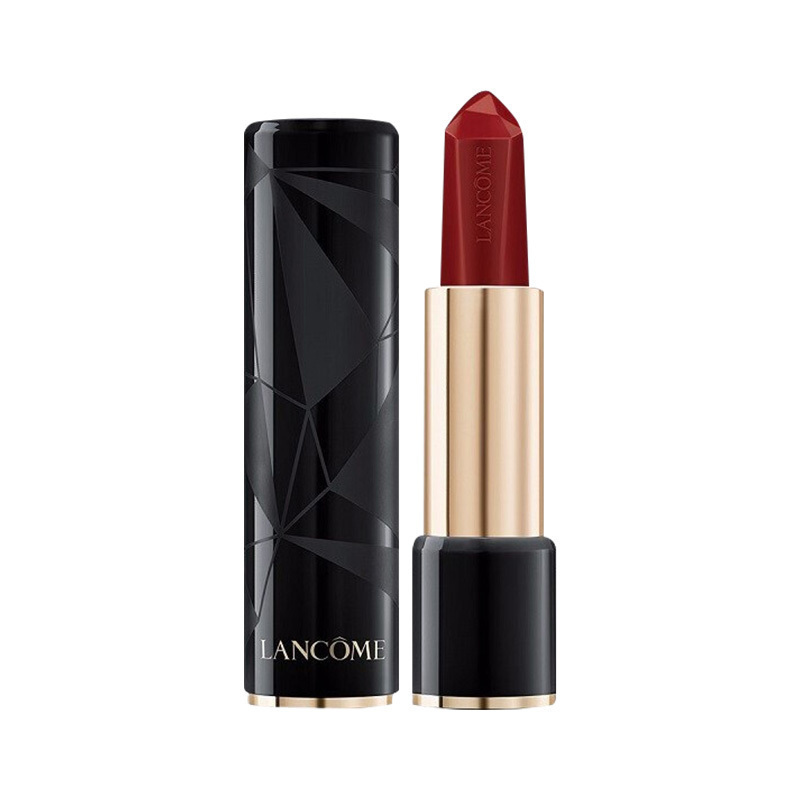 兰蔻(LANCOME)黑管宝石口红 02#鸽血色 菁纯丝绒哑光唇膏3g 保湿滋润不易脱妆 不沾杯
