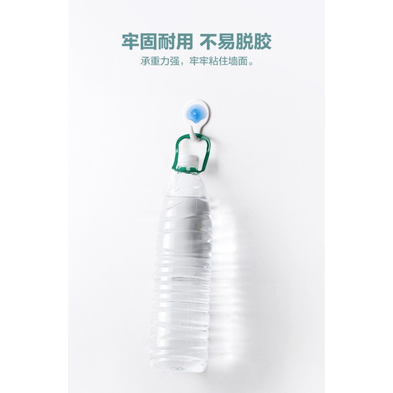 茶花(CHAHUA)CH-A强力粘钩(1x2)2901 白色 礼品