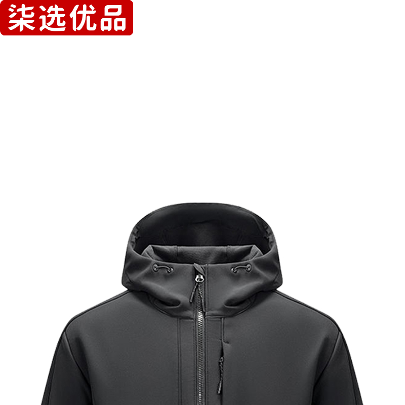 柒选优品 软壳连帽外套夹克 D30/件高清大图